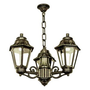 Изображение товара Светильник уличный подвесной Fumagalli Sichem/Rut 3L (Люстра) E26.120.S30.BXE27