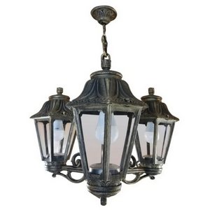 Изображение товара Уличный подвесной светильник IP55 Fumagalli RUT E26.120.S30.BXF1R