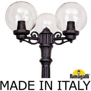Изображение товара Наземный светильник IP55 уличный Fumagalli Artu BISSO/G250 3L. G25.158.S30.AXE27 в форме шара