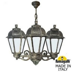 Изображение товара Уличный подвесной светильник под старину IP44 Fumagalli Saba K22.120.S30.BYF1R