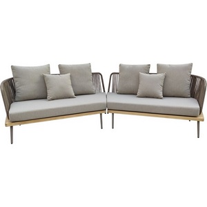 Изображение товара Диван угловой "BAYLEY" уличный серый 280*84*75см Garda Decor арт.129KN-03042