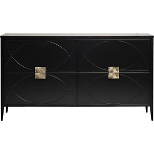 Изображение товара Комод черный 160*90*40см Garda Decor арт.151SV-00001