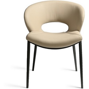 Изображение товара 160KD-80030 Стул обеденный экокожа кремовый 62*61*82см Garda Decor