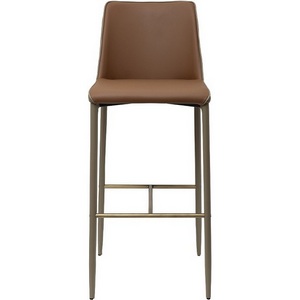 Изображение товара Стул барный экокожа терракота/бежевый 55*44*103см Garda Decor арт.163YH-16995