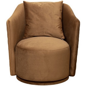 Изображение товара Кресло Verona Basic/VD вращающееся велюр коричн. Colt004-KOR 70*77*80см Garda Decor
