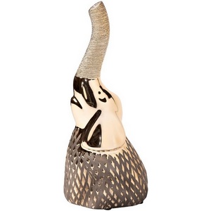 Изображение товара Статуэтка слон, цвет золотой 11х9х25 см Garda Decor 18H7952S-14