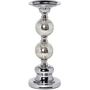 Изображение товара Подсвечник никелированный d11х26 см Garda Decor 22-86642S