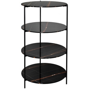 Изображение товара Стеллаж черный d50*124см Garda Decor арт.30B-STEL-962