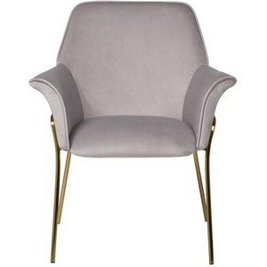 Изображение товара Кресло велюр светло-серый 71*58*87см Garda Decor арт.30C-1127-Z GRE