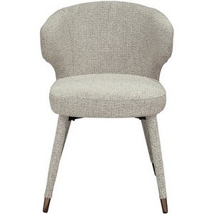 Изображение товара 30C-13780 Стул обеденный шенилл белый 55*62*77см Garda Decor