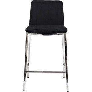 Изображение товара Стул барный велюр черный 42*53*88см Garda Decor арт.30C-DX-2091 BLK