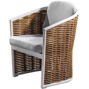 Изображение товара Плетеное кресло Garda Decor 39AR-KRES-403 (Коричневый/Серый)