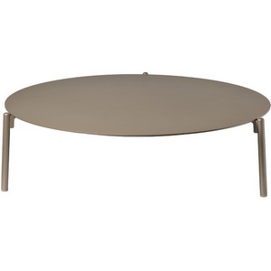 Изображение товара Журнальный стол Garda Decor 39AR-STOL-T240 CH (Шампашь/Шампашь) (круглая столешница, 3 ножки)