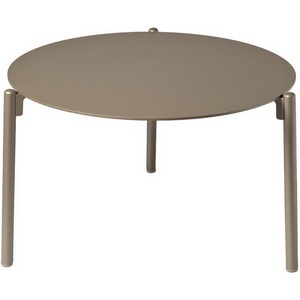 Изображение товара Стол журнальный уличн.Атмосфера(M) шампань d65*38, 5см Garda Decor 39AR-STOL-T241 CH (круглая столешница, 3 ножки)