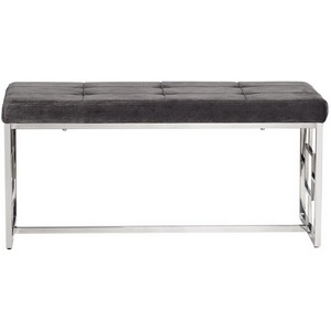 Изображение товара Банкетка Garda Decor 47ED-BEN005-GR (Хром/Серый)