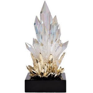 Изображение товара Декор настольный "Цветок-кристалл" 10х10х23 см Garda Decor 55RD6150