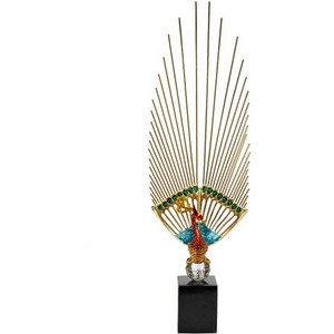 Изображение товара Статуэтка "Жар-птица" с золотым хвостом" 20х9х66 см Garda Decor 55RD6932