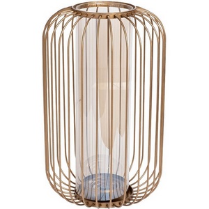 Изображение товара Ваза-подсвечник декоративная металл/стекло d21х35 см Garda Decor 55RV2946L