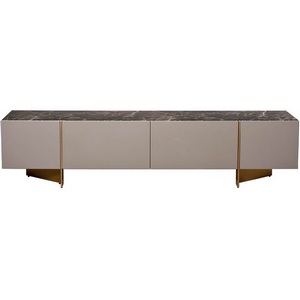 Изображение товара Тумба под телевизор Garda Decor 58DB-21233TV (Золото/Бежевый)