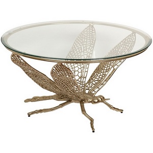 Изображение товара Стол журнальный Стрекоза d84*44см Garda Decor 69-1018296 (круглая столешница)