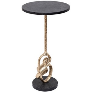 Изображение товара Стол журнальный Liana d35*h65, 5см Garda Decor 69-22466 (круглая столешница)