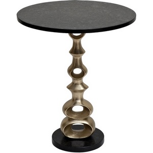 Изображение товара Стол журнальный Misterio d50*h58, 5см Garda Decor 69-22540 (круглая столешница)