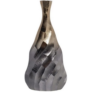 Изображение товара Ваза металлическая черно-золотистая 23х9х50 см Garda Decor 71PN-1232