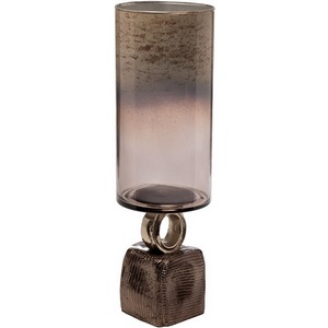 Изображение товара Ваза стекл. на металл. основании d13х42 см Garda Decor 71PN-31683