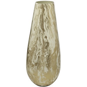 Изображение товара Ваза стеклянная золотисто-бежевая d15х38 см Garda Decor 71PN-51821