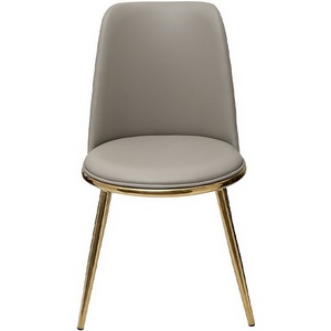Изображение товара Стул экокожа бежевый/золото 48*56*86см Garda Decor арт.76AR-24005