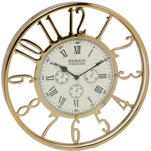 Изображение товара Часы настенные цвет золото d40 см Garda Decor 79MAL-5476-40G