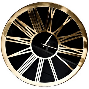 Изображение товара Часы настенные цвет чёрный/золото d53 см Garda Decor 79MAL-5876-53