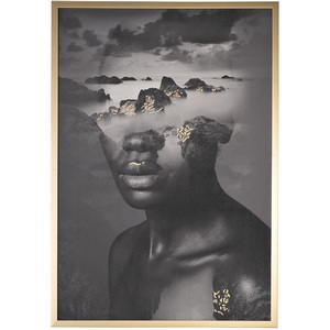 Изображение товара Холст "Mystique-1" 100х70 см, золотая поталь. Garda Decor 89VOR-MYSTIQUE1