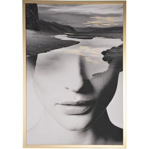 Изображение товара Холст "Mystique-3" 100х70 см, золотая поталь. Garda Decor 89VOR-MYSTIQUE3