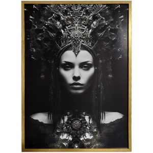 Изображение товара Холст "Царица" 110х80 см, багет пластик (зол) Garda Decor 89VOR-Queen