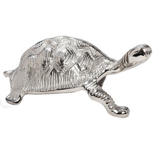 Изображение товара Статуэтка "Черепаха" цвет хром 23х13х10 см Garda Decor 94PR-1494