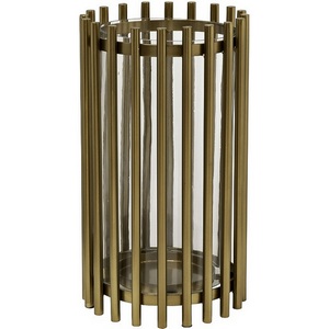 Изображение товара Подсвечник металлический цвет золото d16х30 см Garda Decor 95IM-1613L