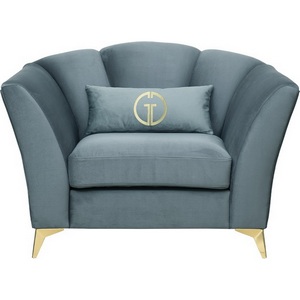 Изображение товара Кресло Annette велюр бирюзовый Colt1004 130*100*92см Garda Decor арт.ANNETTE-К-2K-Colt1004
