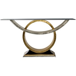 Изображение товара Консоль Circus со стеклом 157*46*82см Garda Decor ART-4472-D (прямоугольная столешница)