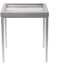 Изображение товара Журнальный стол Garda Decor ART-4514ET-STOL/ZH (Хром/Хром) (квадратная столешница, 4 ножки)