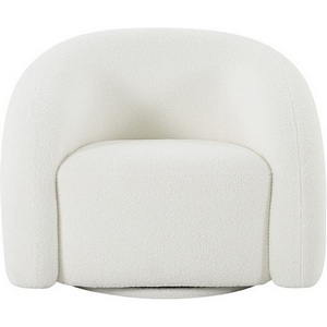 Изображение товара Кресло поворотное, иск.мех белый 94*83*70см Garda Decor арт.DY-KRES-117 BEL