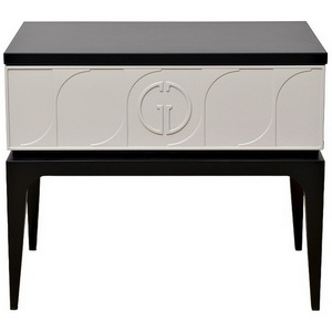Изображение товара Тумба прикроватная Garda Decor GD-00002 (Черный/Черный,Белый)