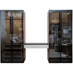 Изображение товара Консольный стол Garda Decor GD-00005 (Черный, Белый) (прямоугольная столешница)