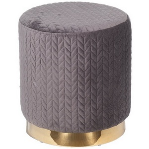 Изображение товара Пуфик Garda Decor GY-BEN8143GOLD-DG (Золото/Серый)