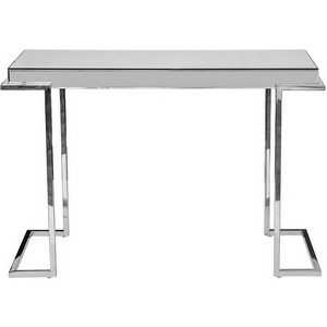 Изображение товара Консоль зеркальная каркас н/ж сталь хром 116*39*79см Garda Decor KFG129 (прямоугольная столешница, 2 ножки)