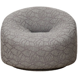 Изображение товара Кресло поворотное LUNA букле серый Buta5403-SER 98*90*69см Garda Decor арт.LUNA-3K-BUTA5403-SER