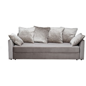 Изображение товара Диван Garda Decor MORES(K)-Velv SBEG+Velv ECRU+Umbr SBEG (Серо-бежевый)