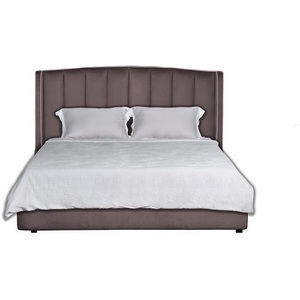 Изображение товара Кровать Garda Decor ODRY1К-160M-Vel19+Vel09 (Лиловый)