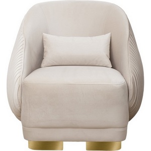 Изображение товара Кресло Palazzo бежевое Ром07+Ром07 81*81*79см Garda Decor арт.PALAZZO-K-ROM07