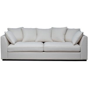 Изображение товара Диван Roberto трехместный, рогожка кремовый BOTEGA SVBEG 250*100*90см Garda Decor